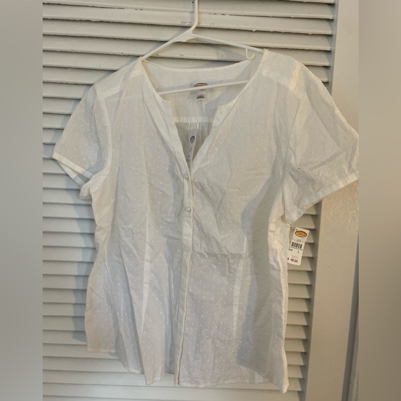 Talbots Tops - Talbots Ivory Textured Blouse